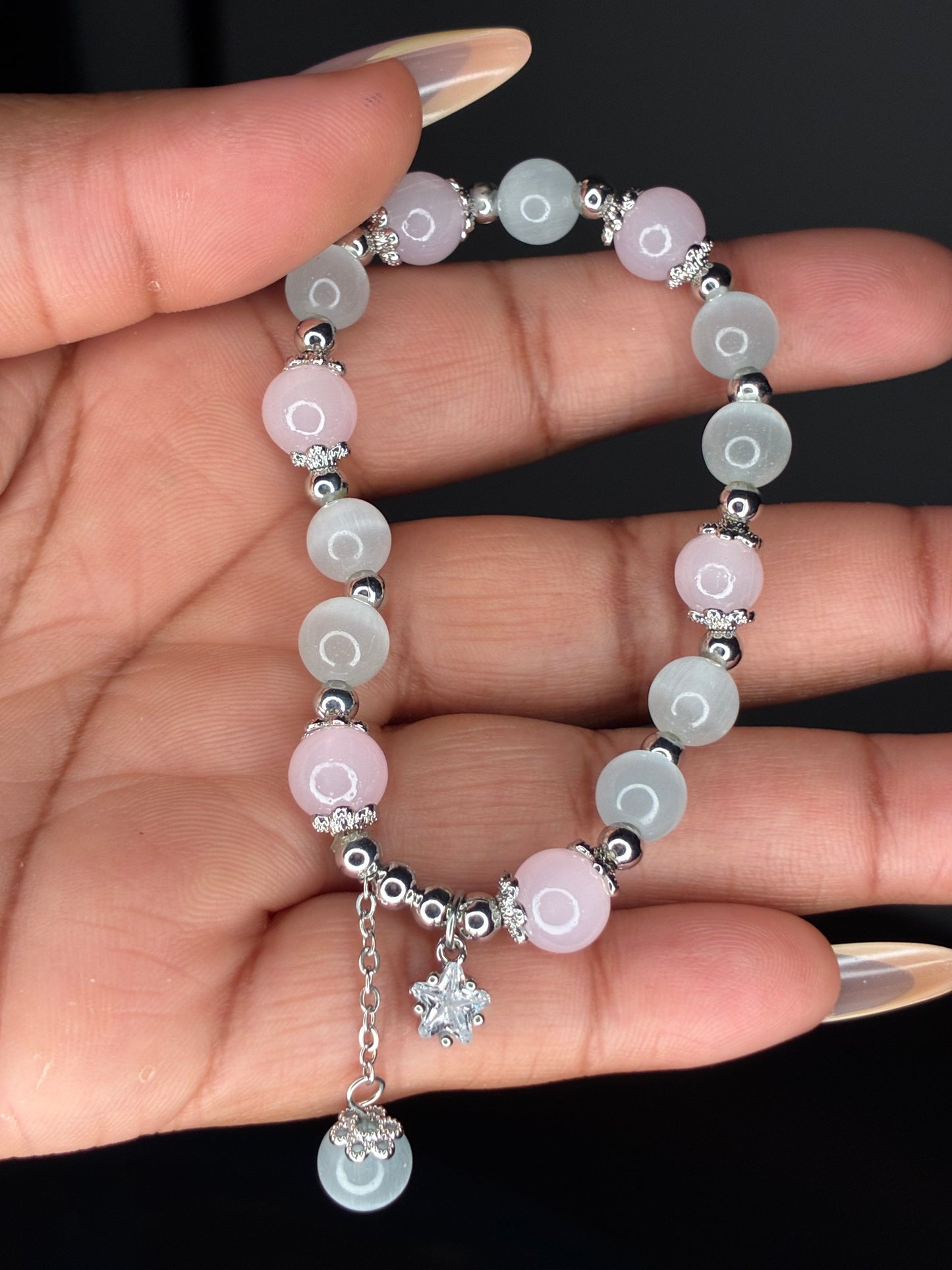 Blush Snowflake Bracelet